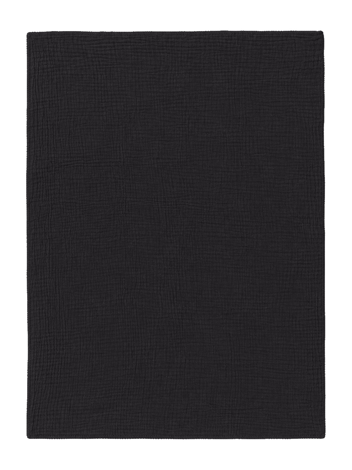 Musselin Schal Rechteck Uni #Farbe_Schwarz
