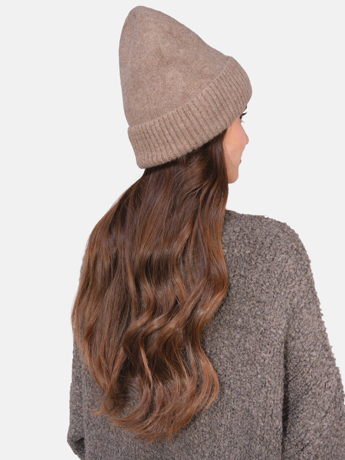 Beanie Mütze mit Herz Siena #Farbe_Taupe