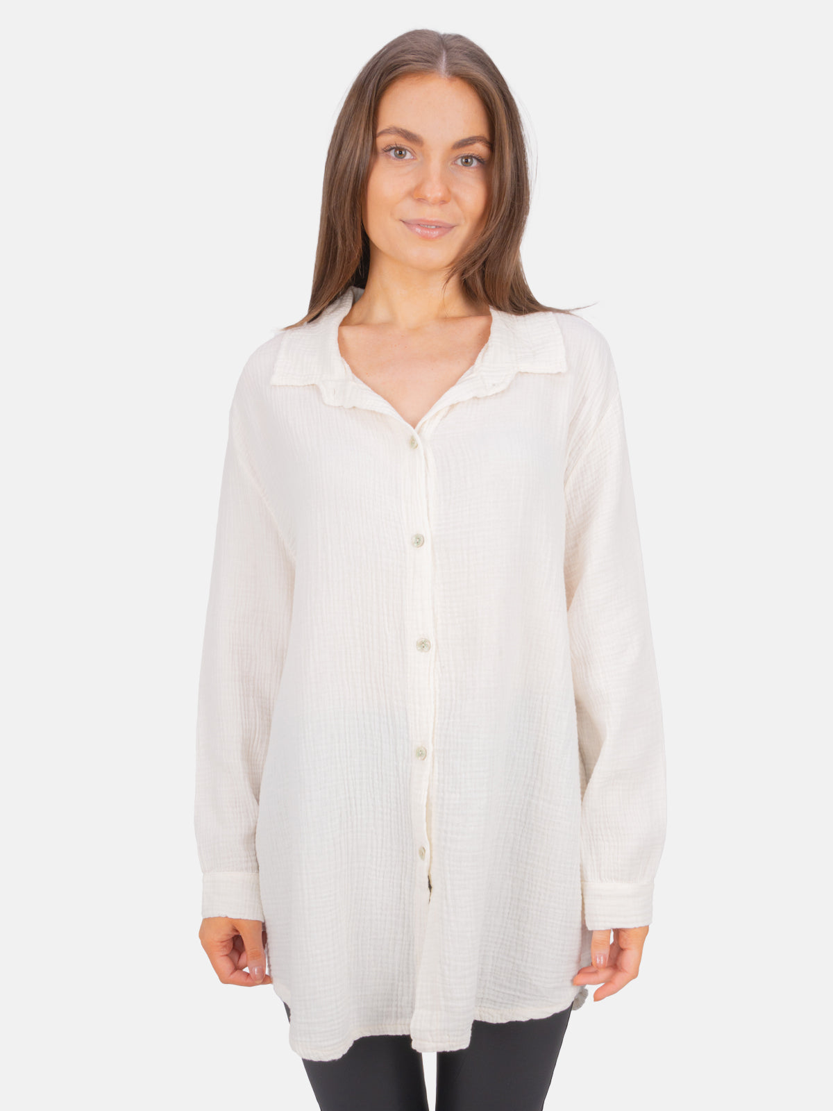 Lange Musselin Bluse - Susie