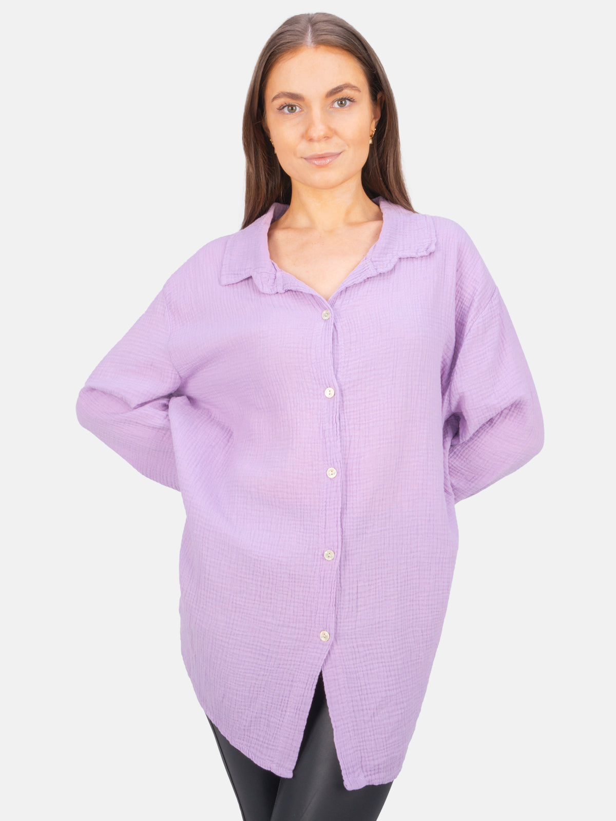 Lange Musselin Bluse - Susie