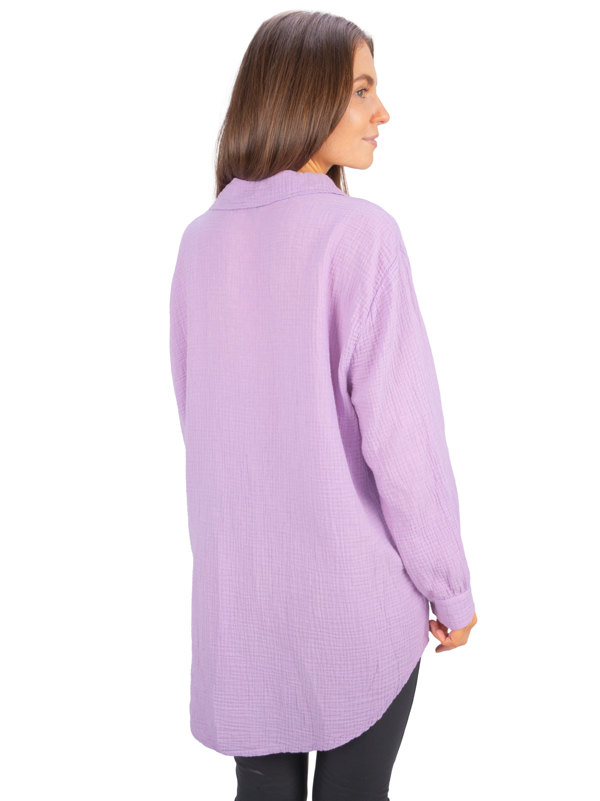 Lange Musselin Bluse - Susie