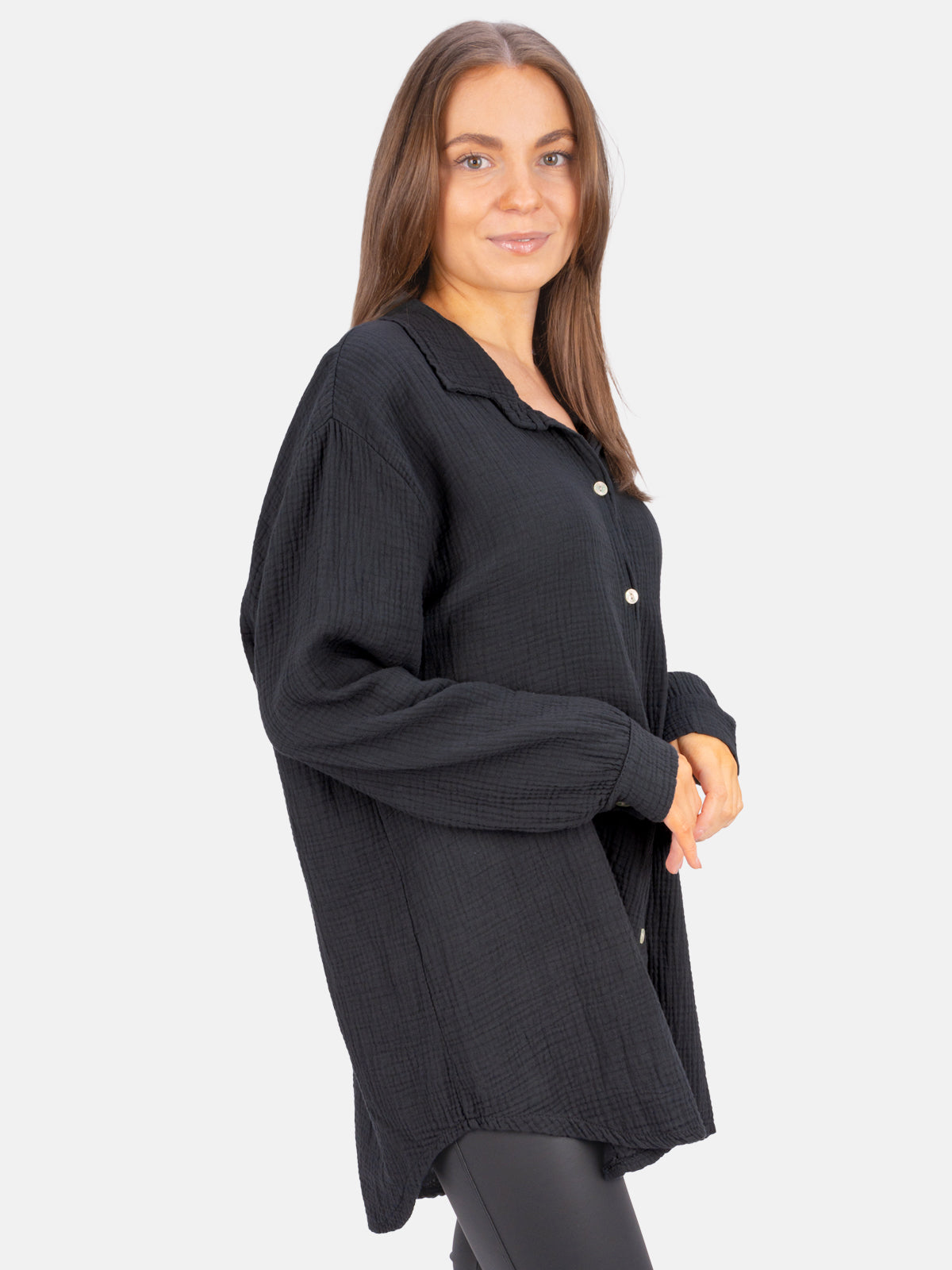 Lange Musselin Bluse - Susie