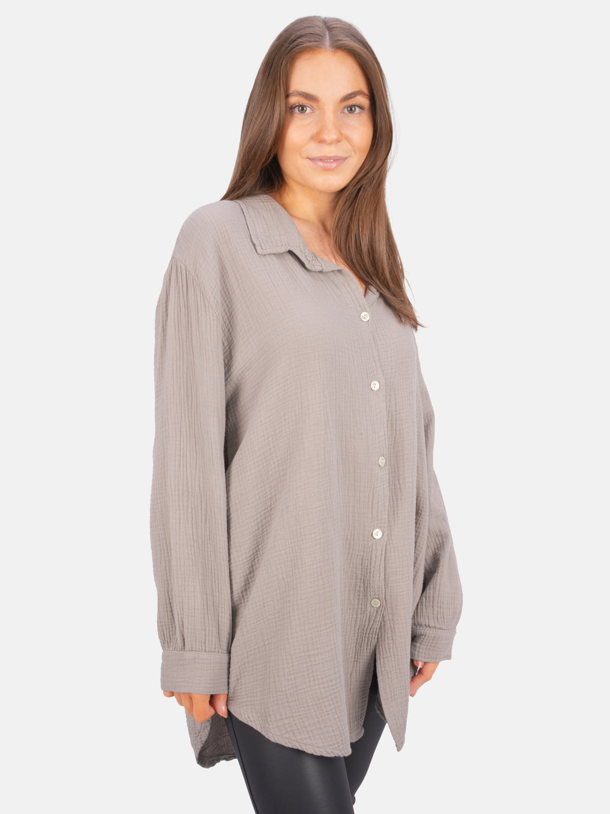 Lange Musselin Bluse - Susie