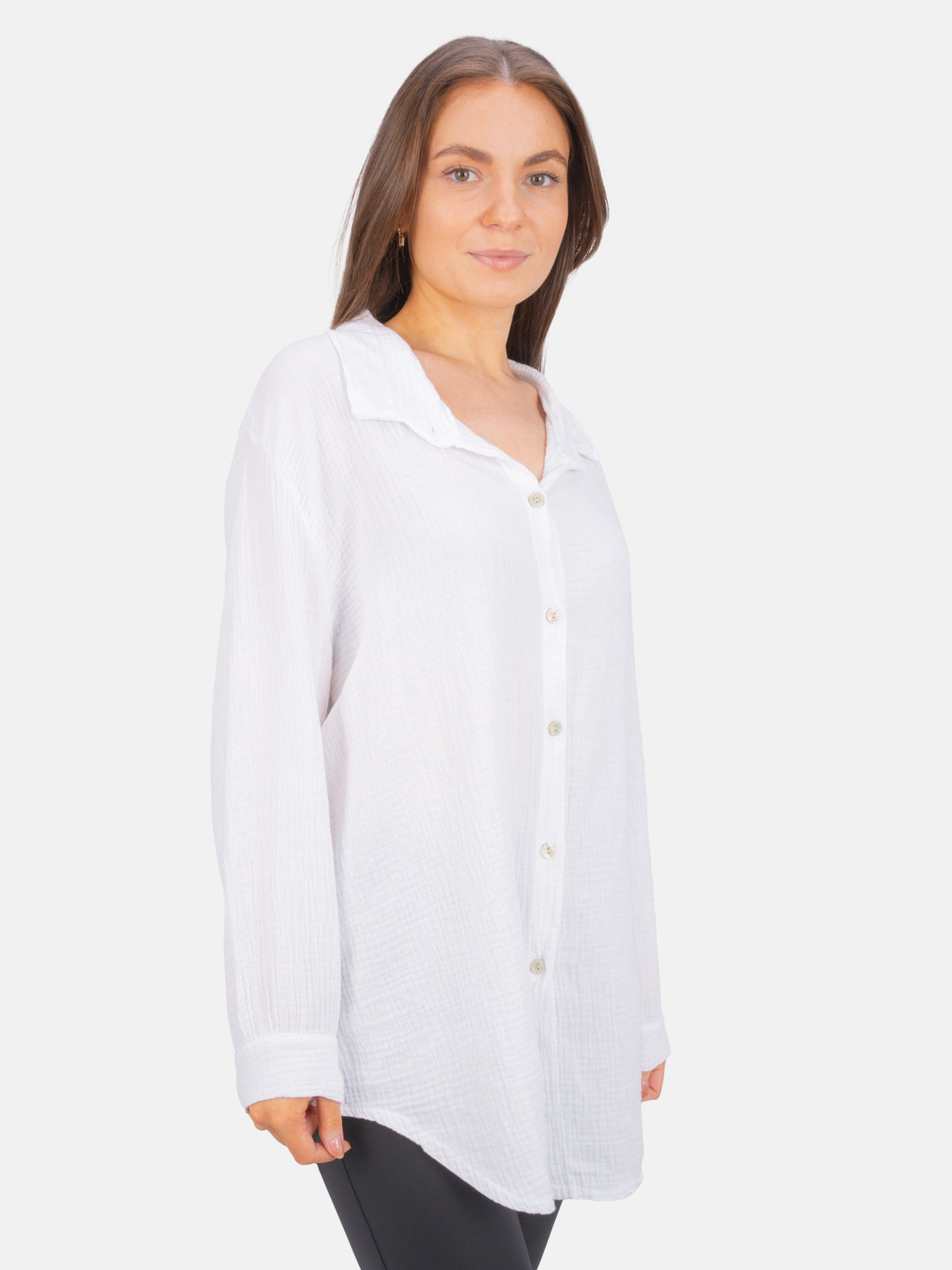 Lange Musselin Bluse - Susie