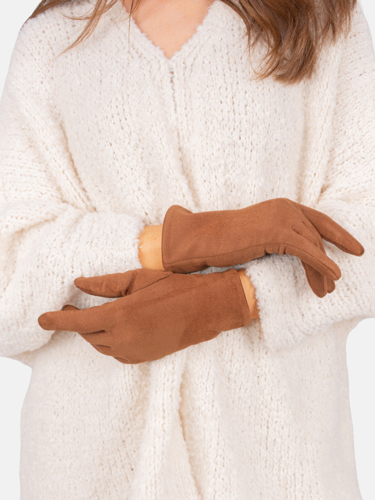 Hochwertige Damen Handschuhe mit rauer Oberfläche - Thea