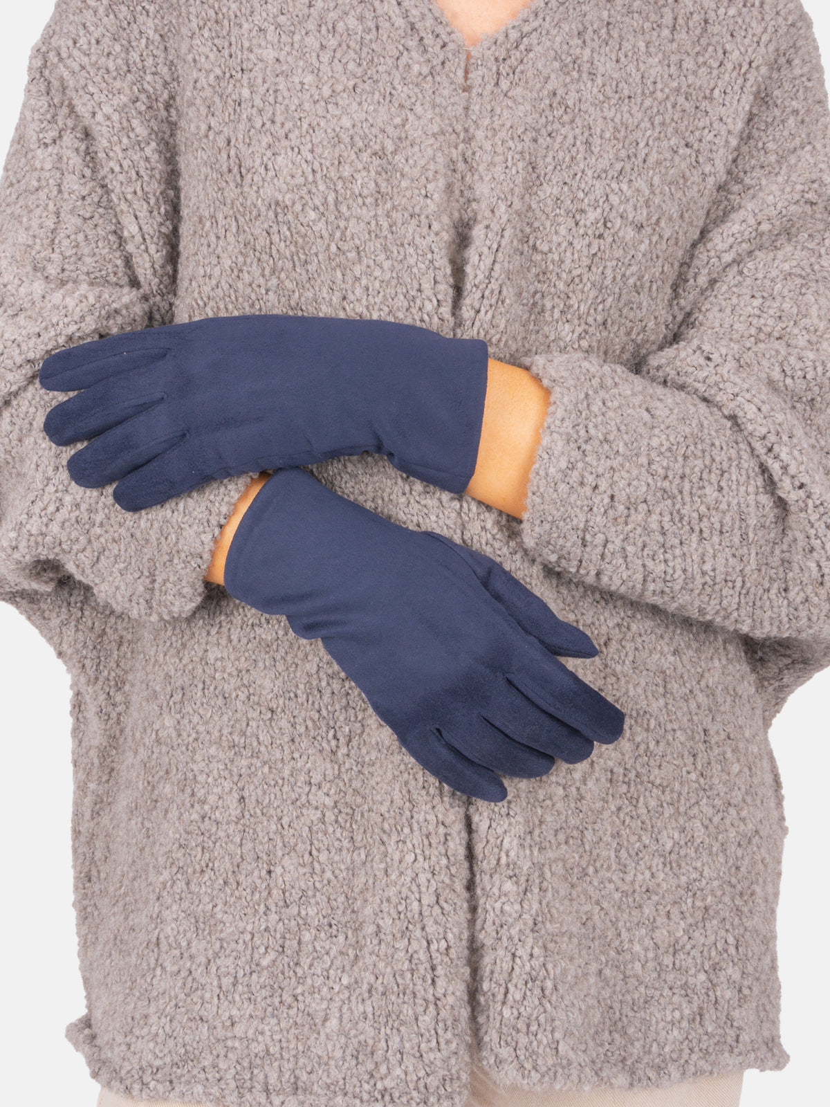 Hochwertige Damen Handschuhe mit rauer Oberfläche - Thea