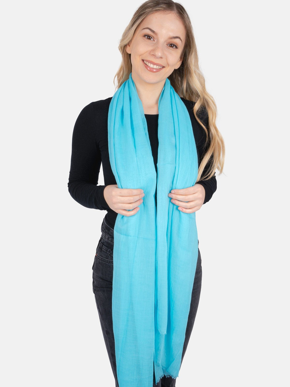 Schal Alessandra in Türkis #Farbe_Türkis