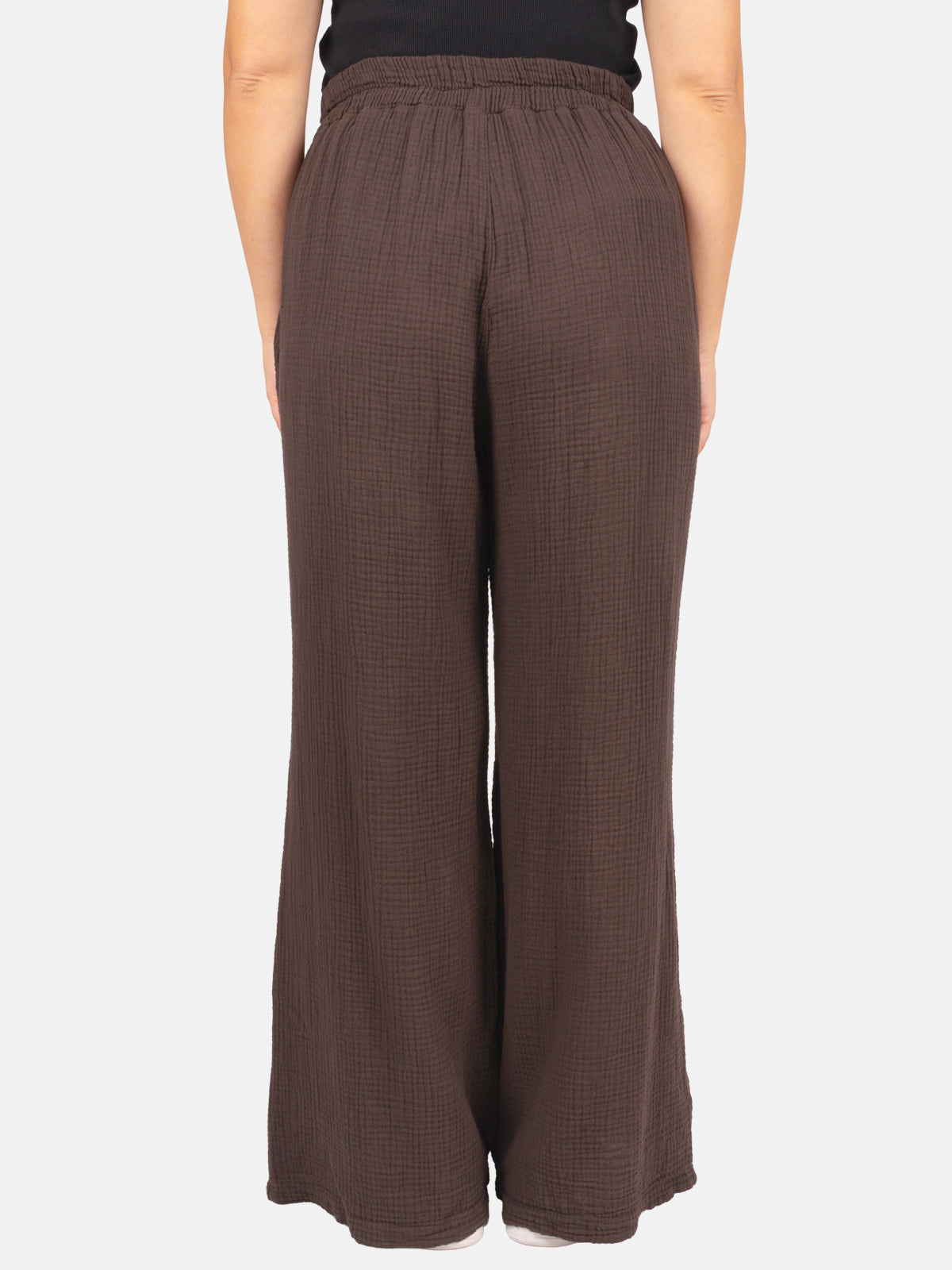 Musselin Hose weit mit elastischem Bund - Ayana