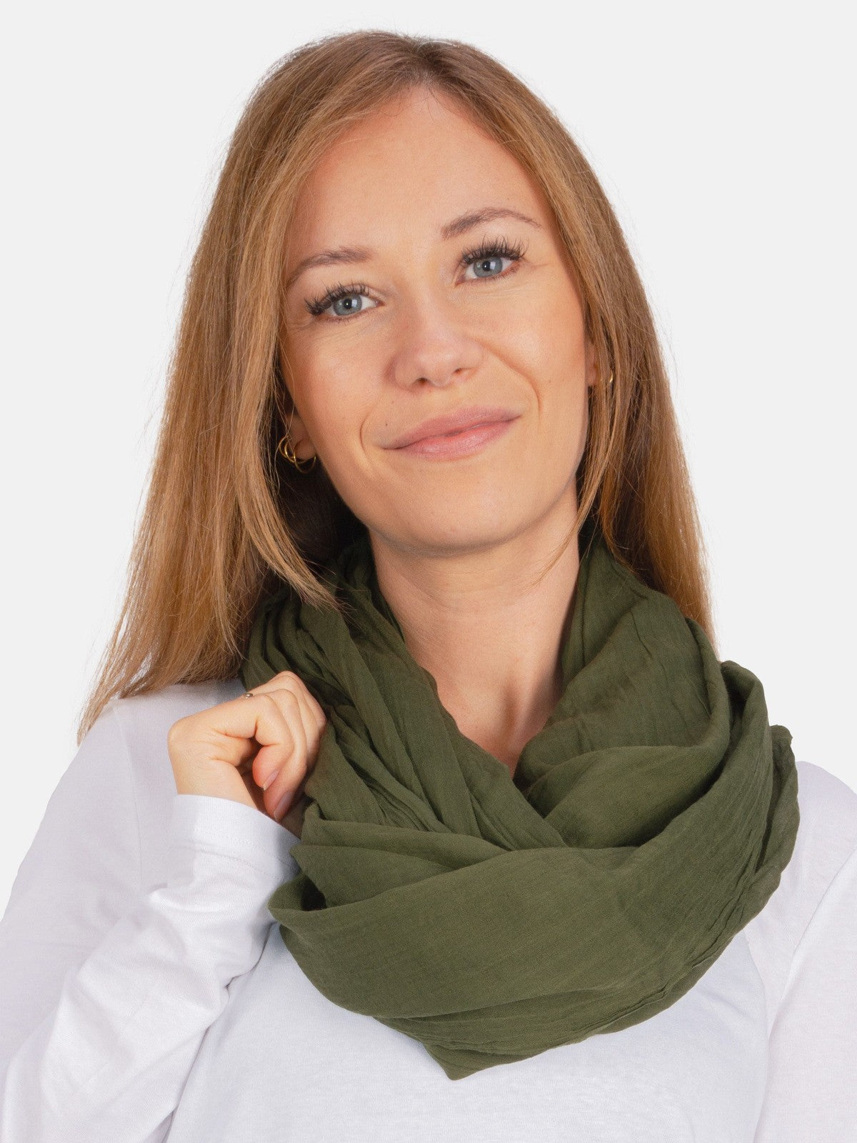 Loop Carina in Dark Khaki #Farbe_Dark Khaki