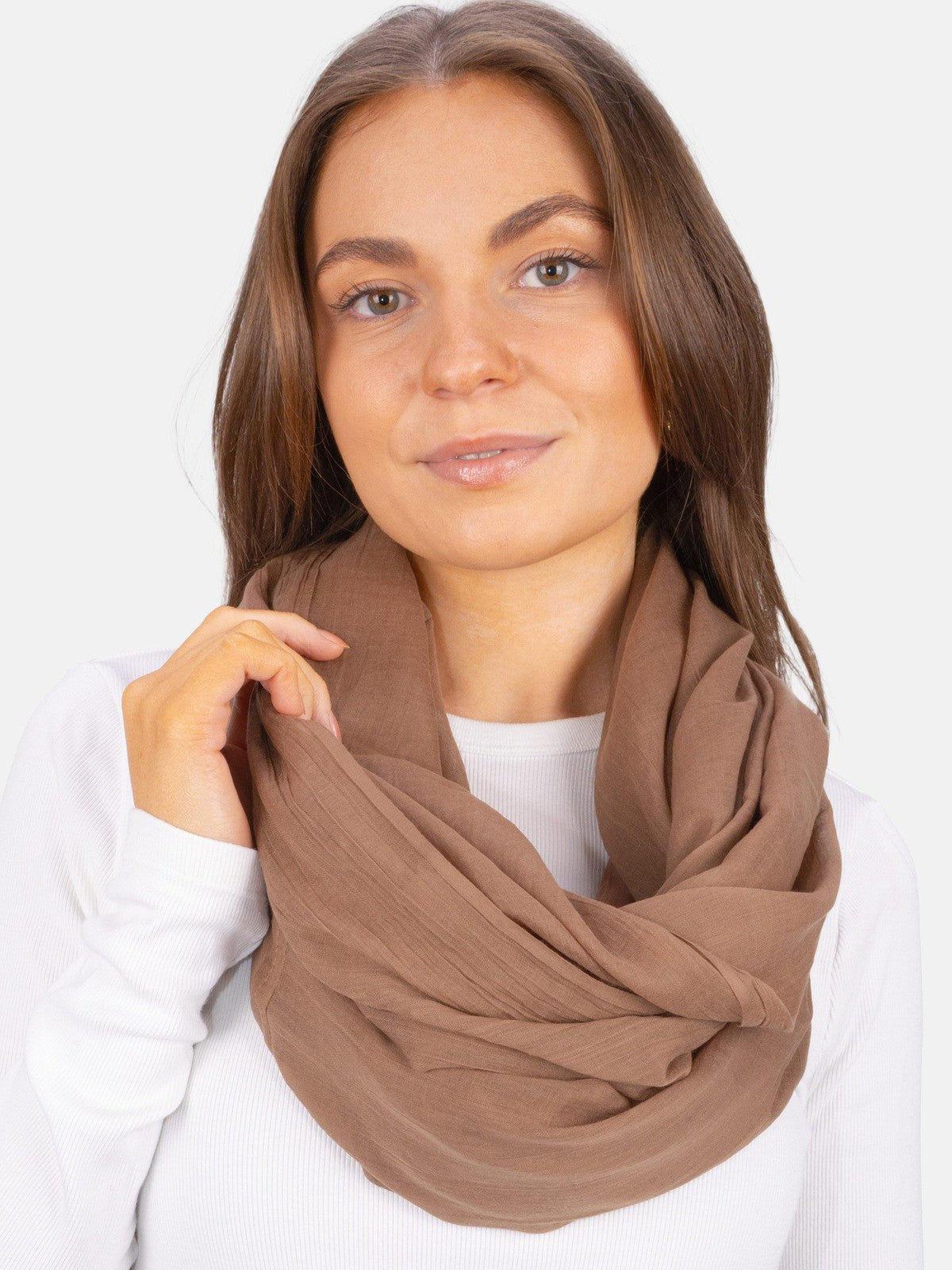 Loop Carina in Light Brown #Farbe_Light Brown