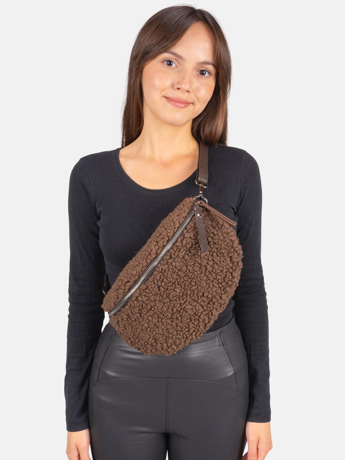 Stofftasche Crossbody Bag mittelgroß - Curly - mehrere Farben