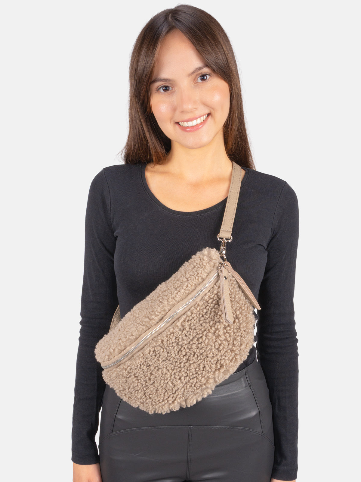 Stofftasche Crossbody Bag mittelgroß - Curly - mehrere Farben