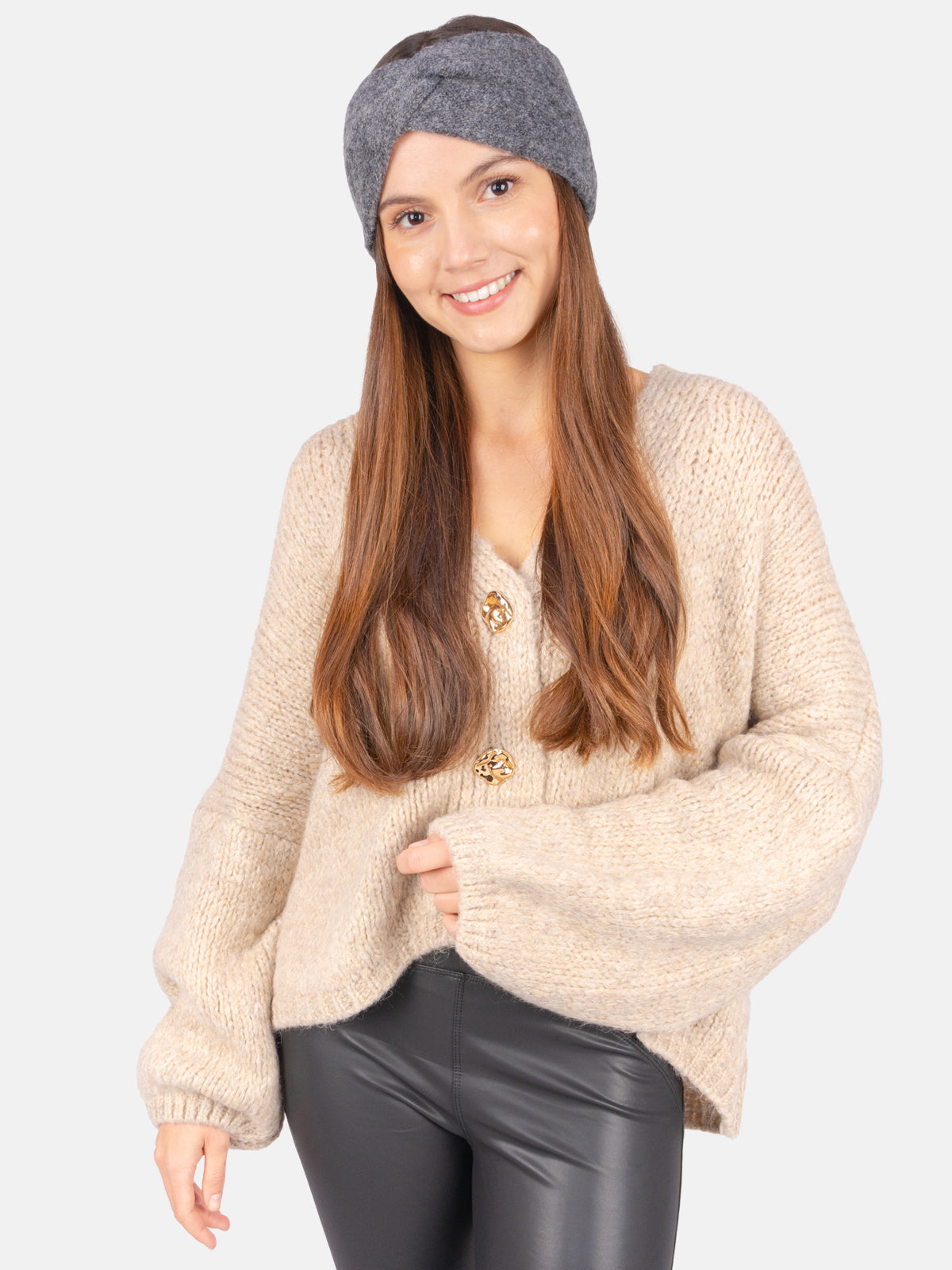 Damen Stirnband Uni - Fiona