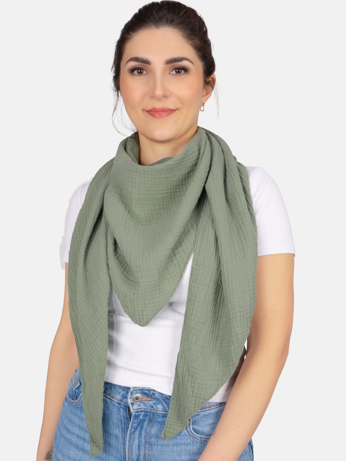 Musselin Schal Dreieck-Form - Luisa