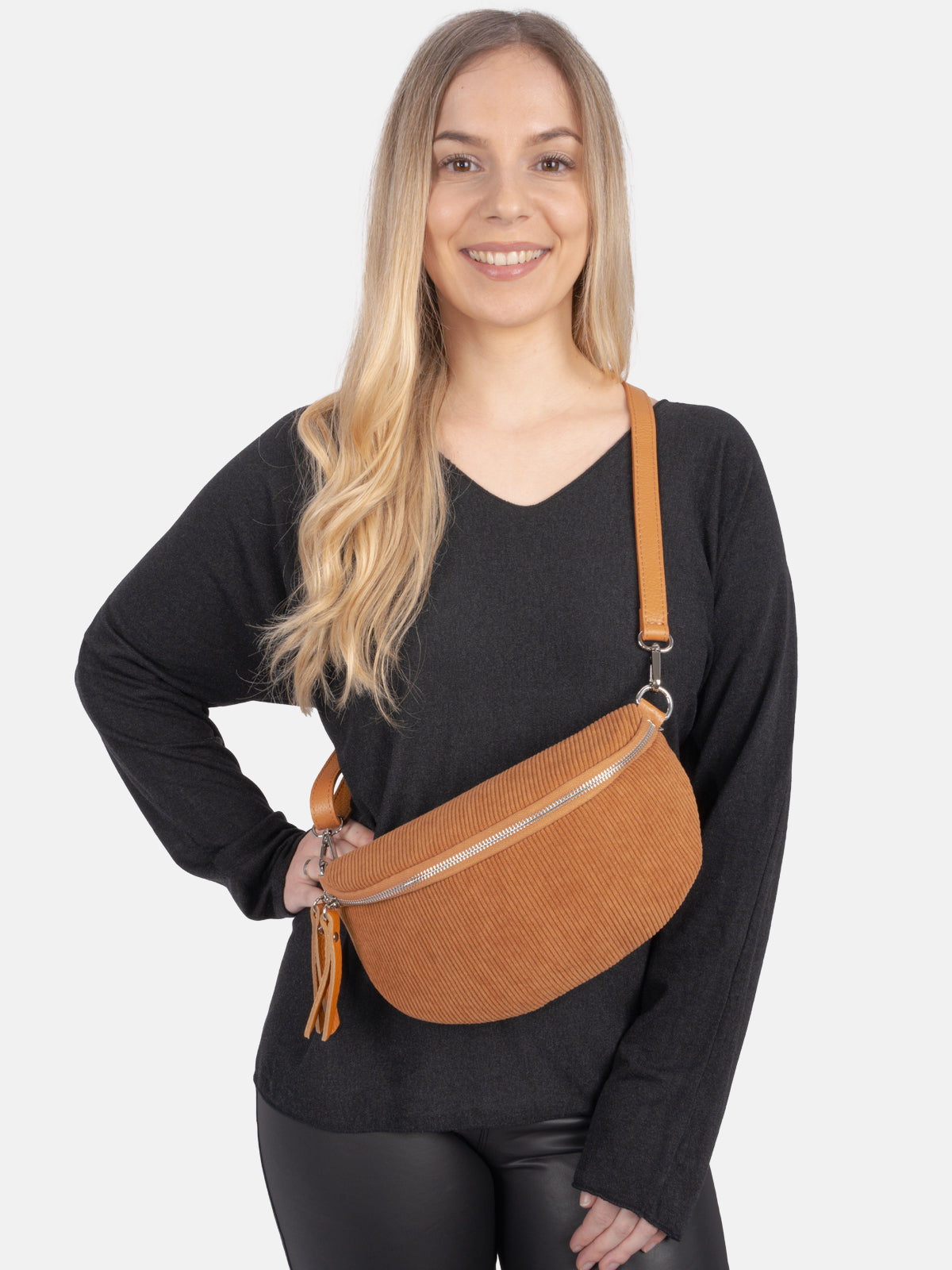 Cord Umhängetasche Crossbody Bag - Kimiko