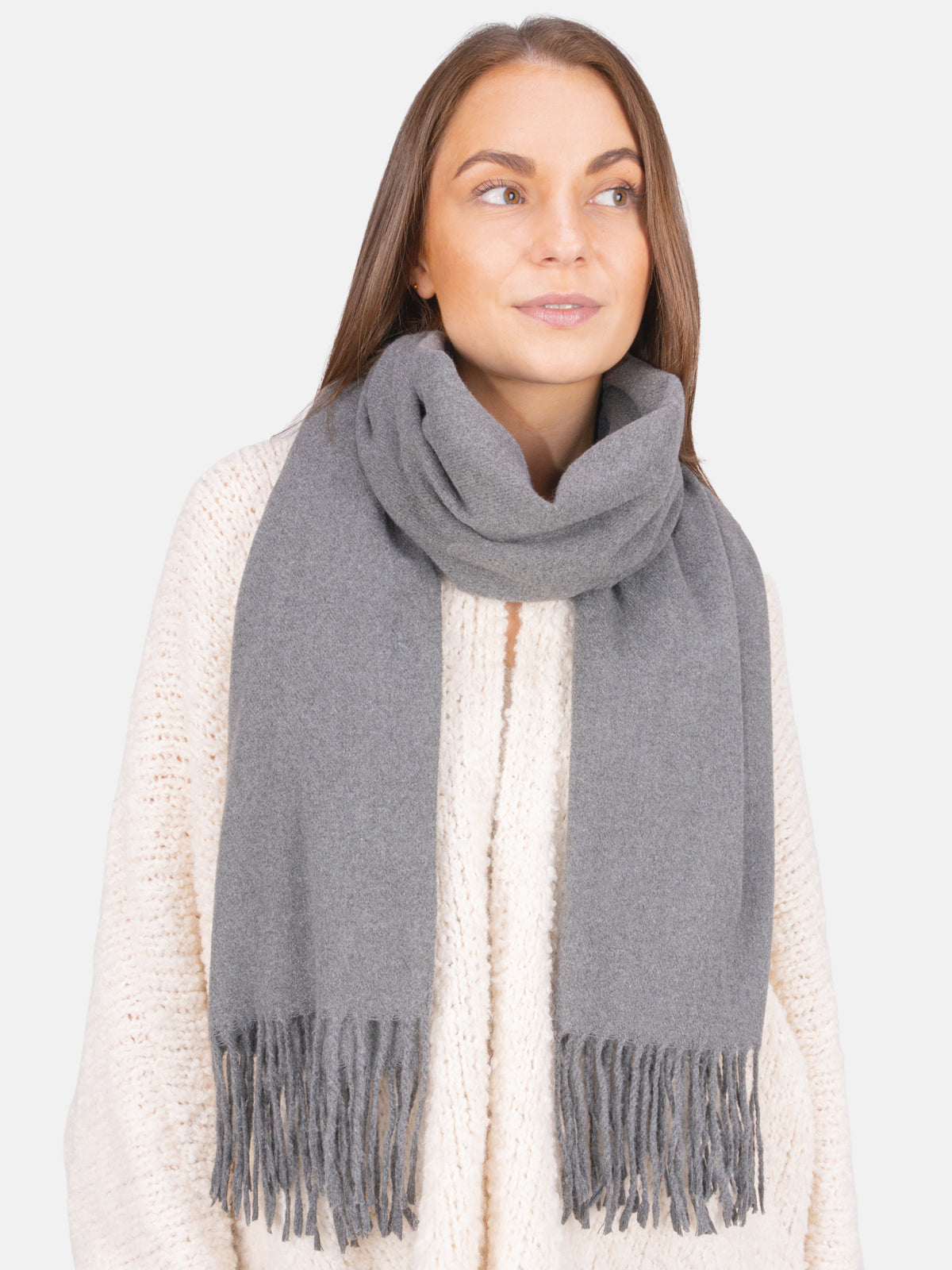 Kaschmir Schal Uni - Larissa