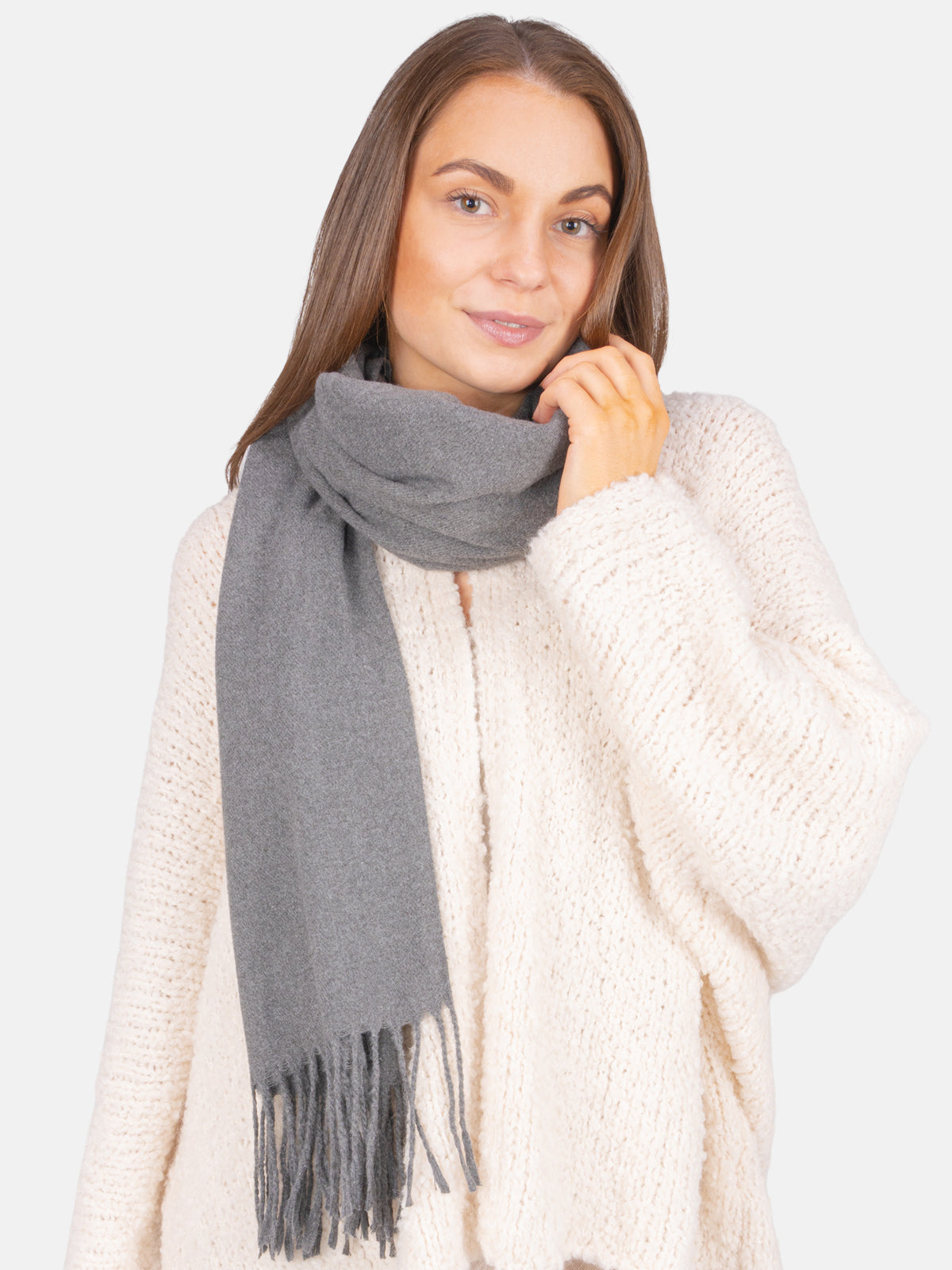 Kaschmir Schal Uni - Larissa