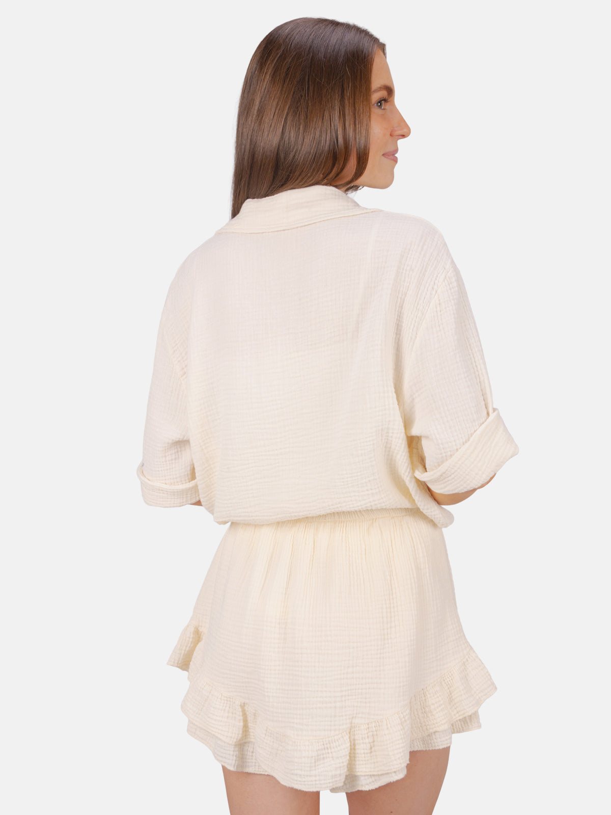 Kurzer Musselin Hosen Rock - Lorena