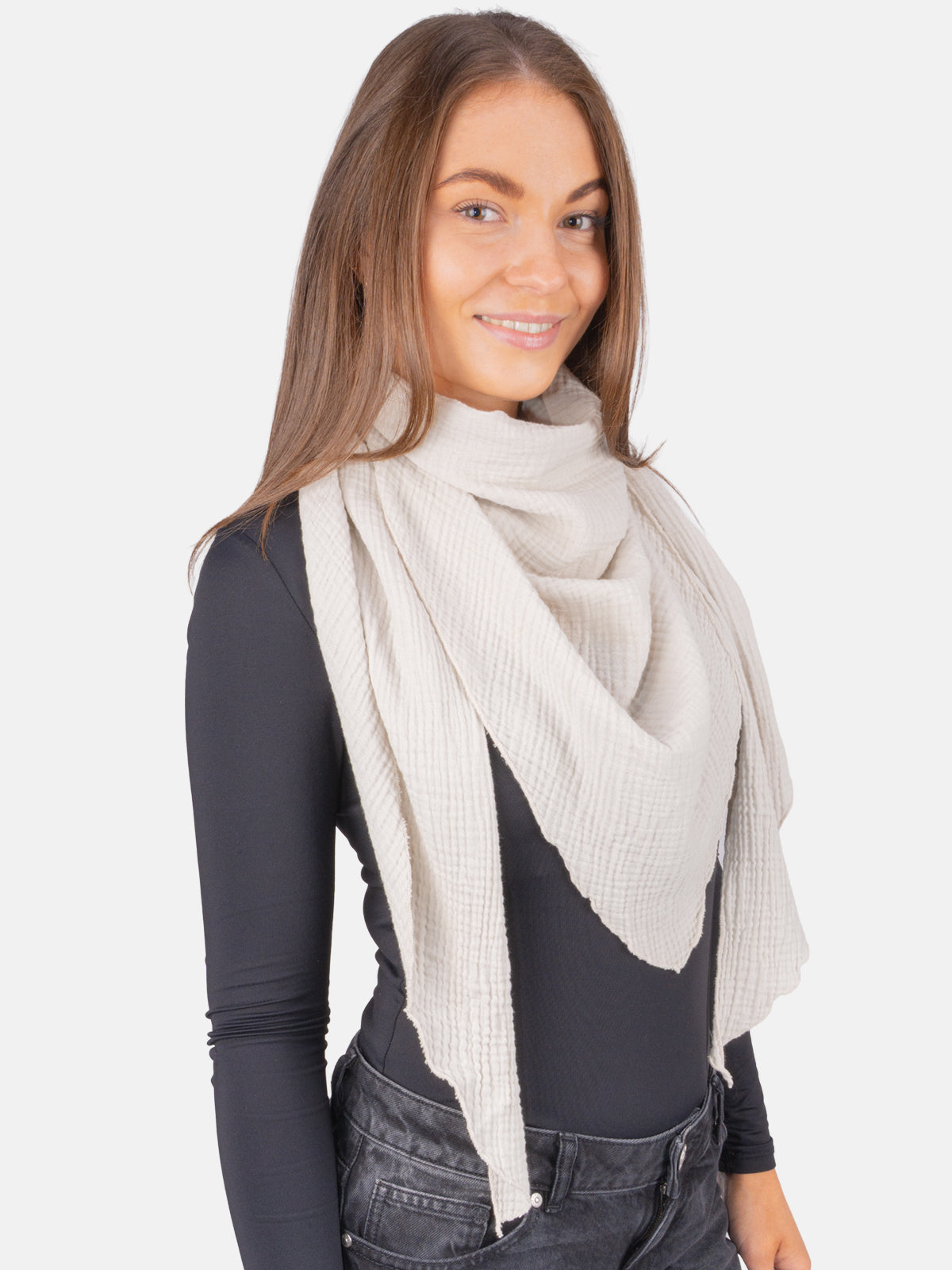 Musselin Schal Dreieck-Form - Luisa