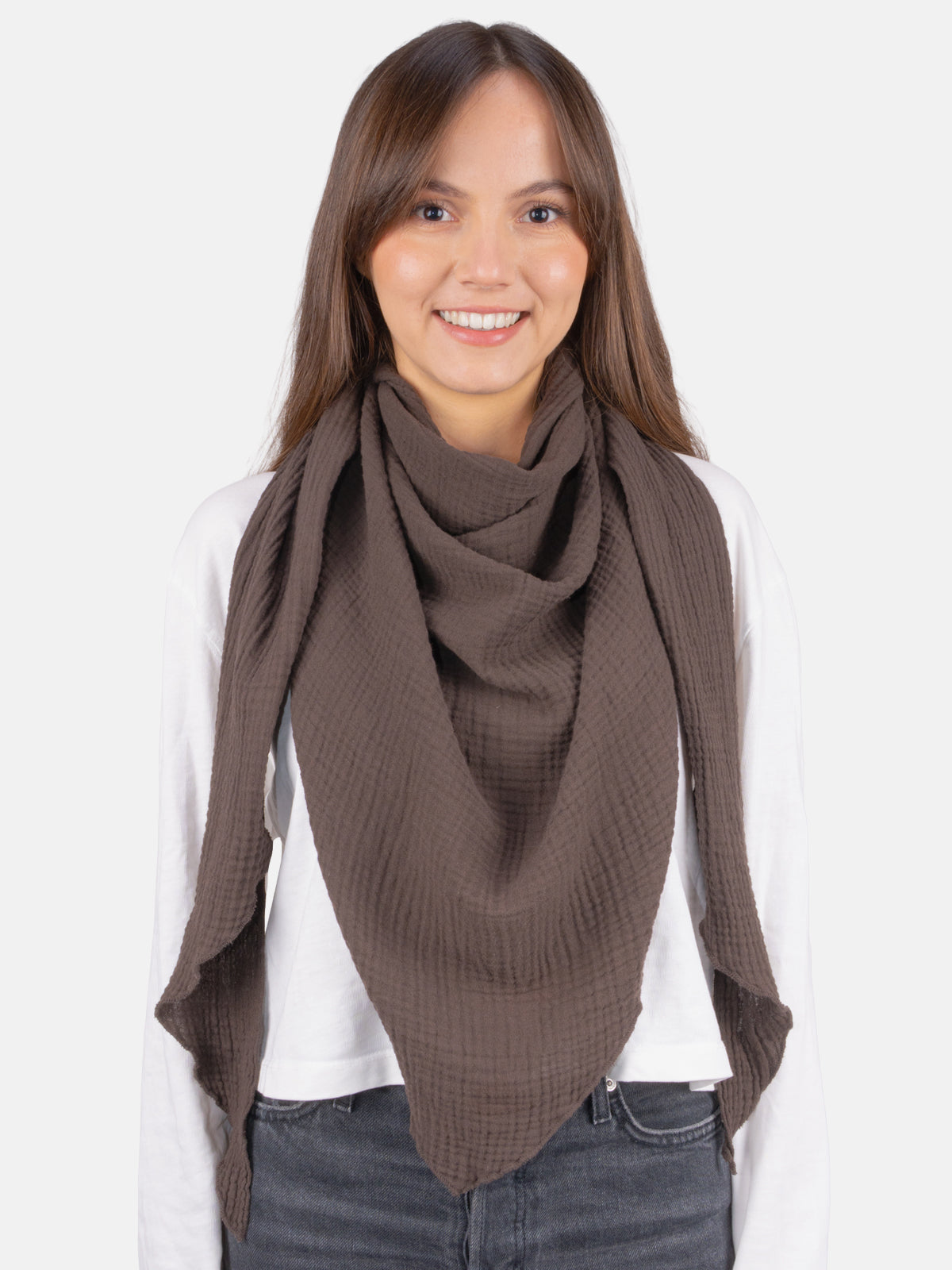 Musselin Schal Dreieck-Form - Luisa