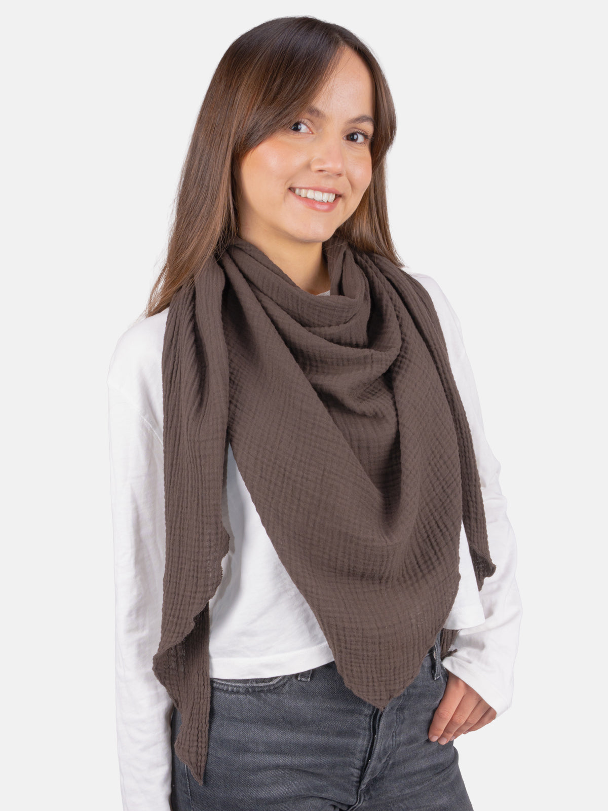 Musselin Schal Dreieck-Form - Luisa