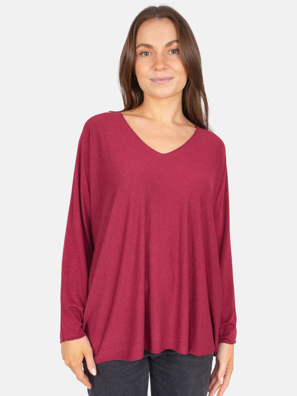 Lockeres & bequemes Damen Langarmshirt - Maya