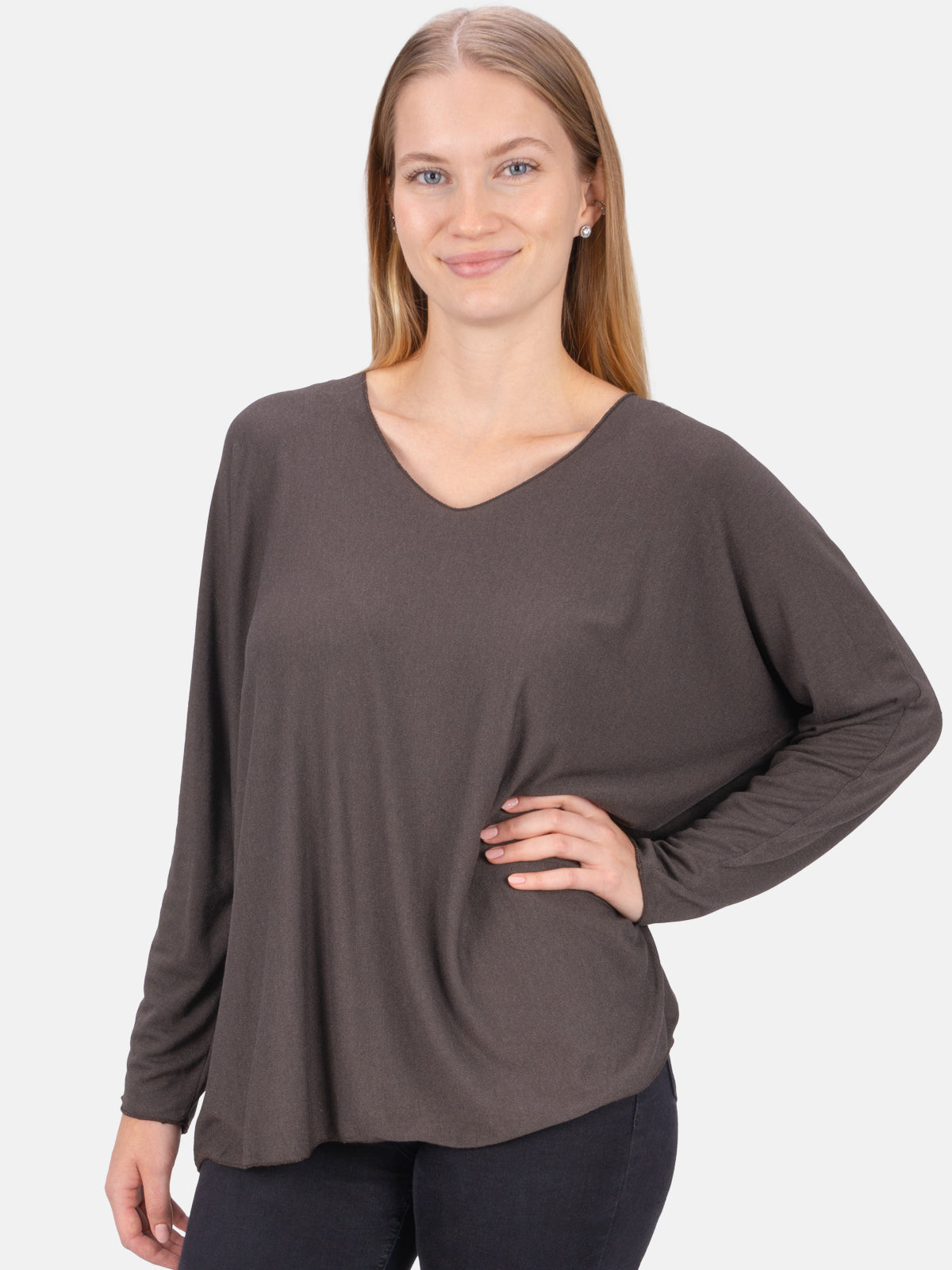 Lockeres & bequemes Damen Langarmshirt - Maya
