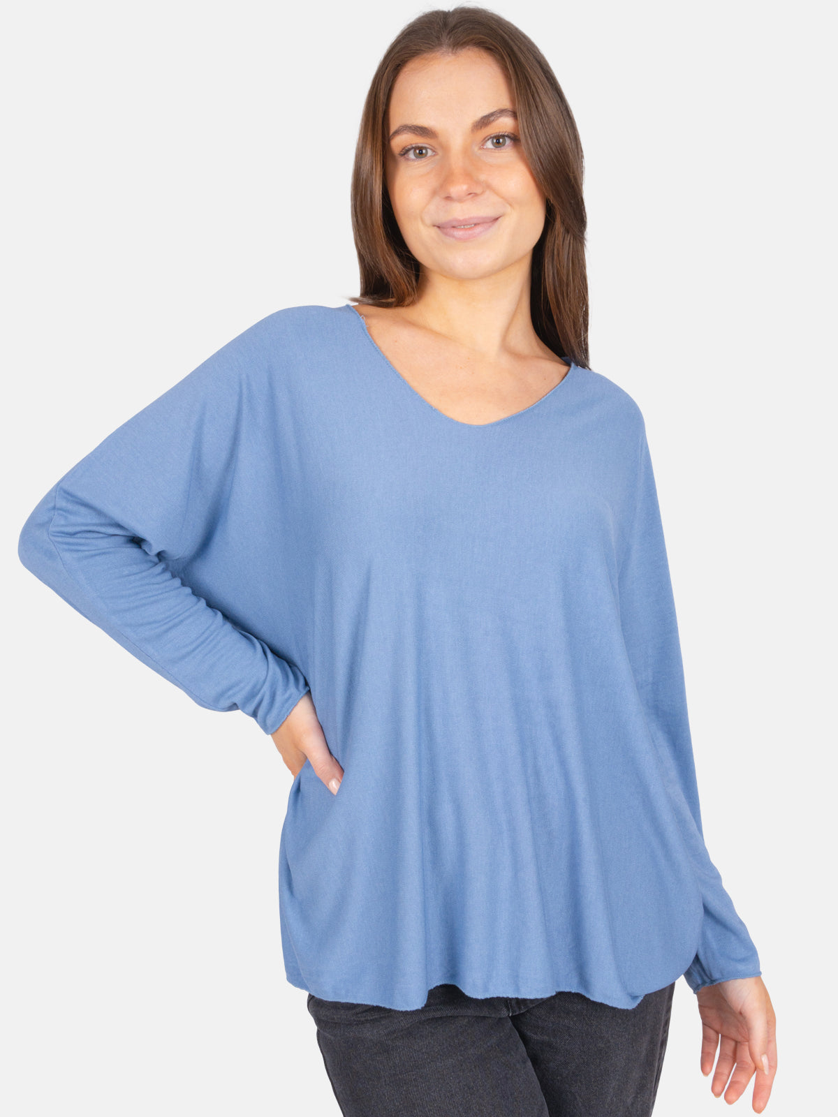 Lockeres & bequemes Damen Langarmshirt - Maya