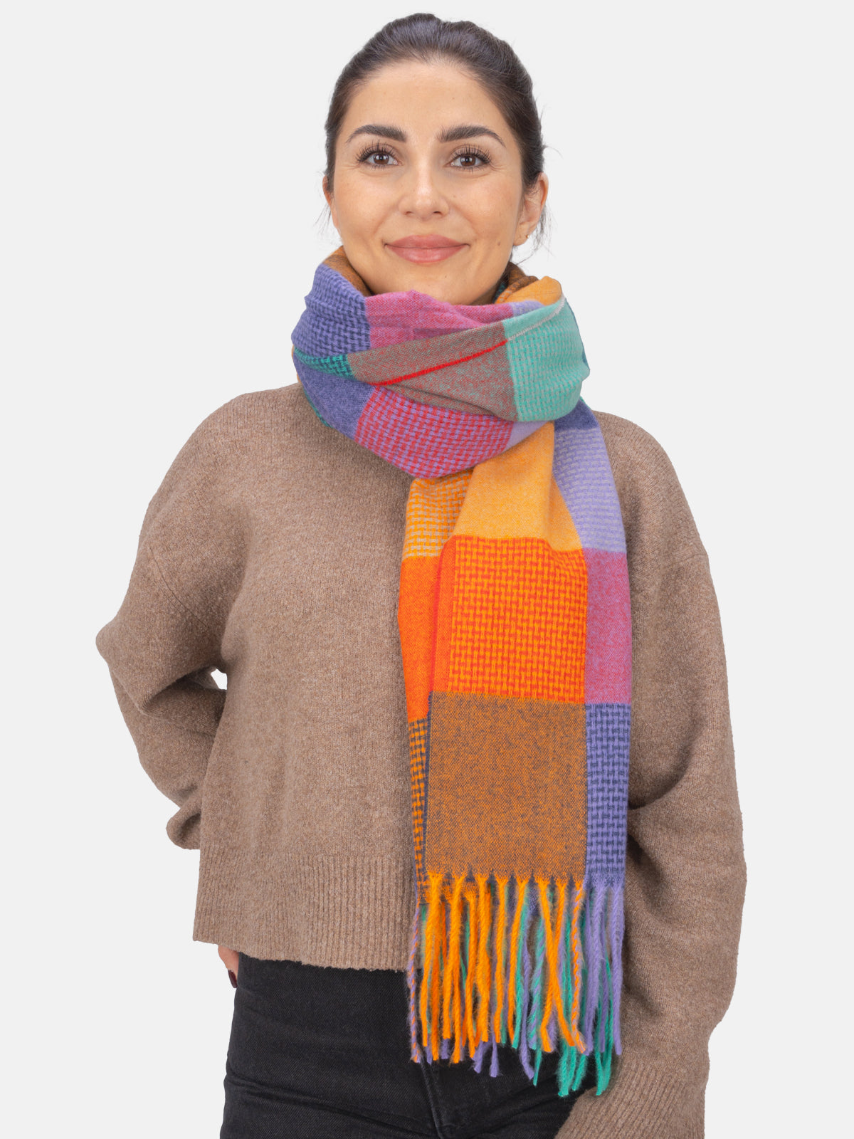 Kaschmir Schal Bunt - Milly