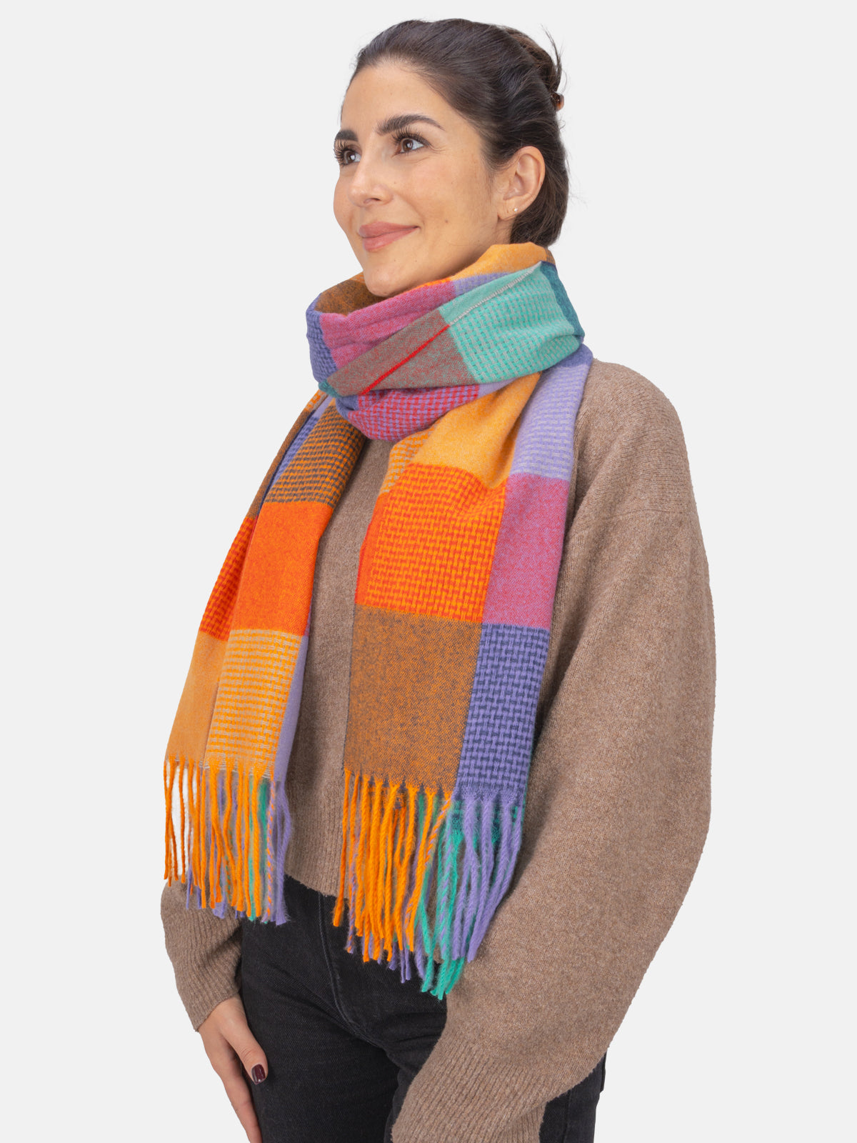 Kaschmir Schal Bunt - Milly