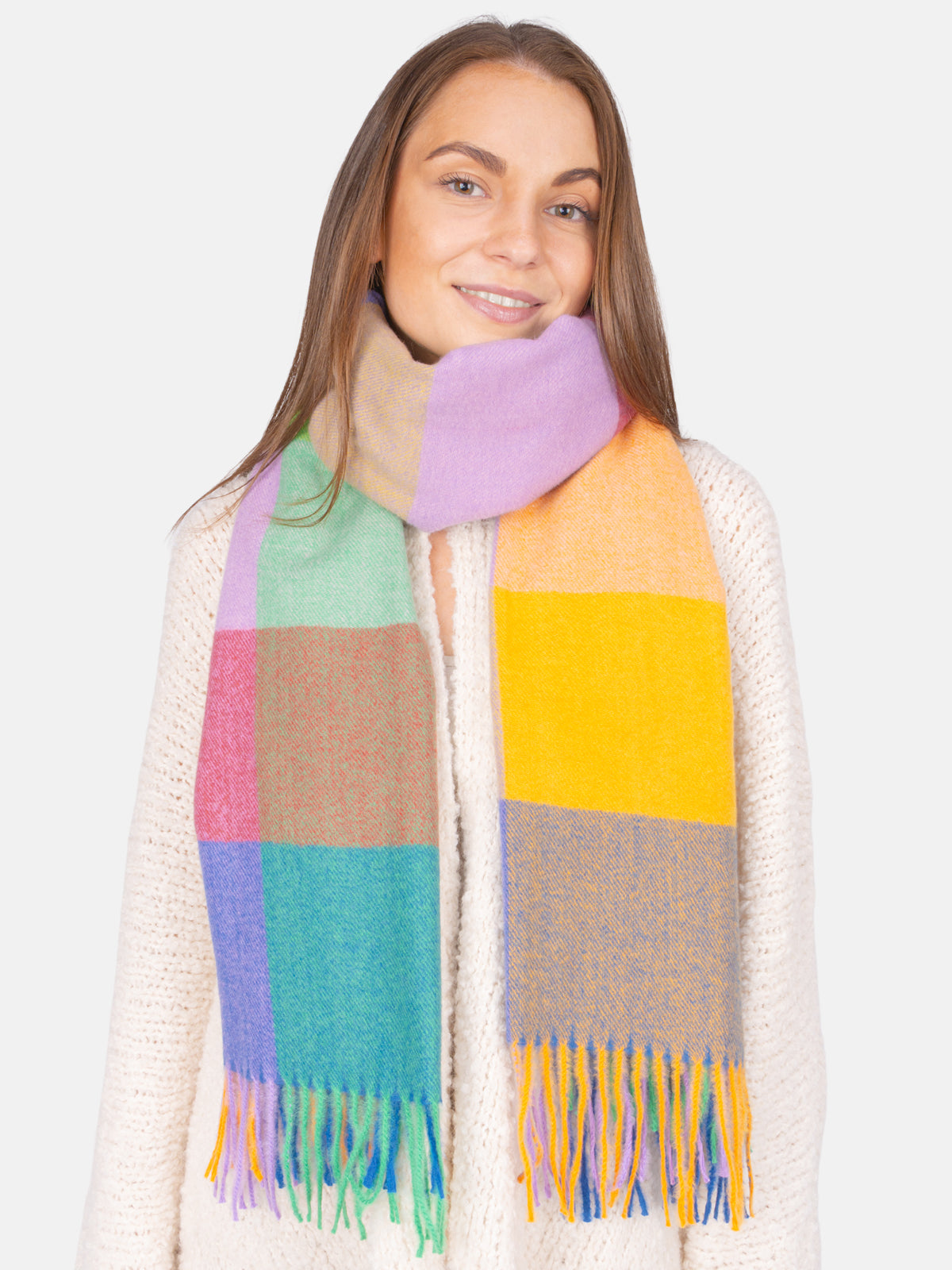 Kaschmir Schal Bunt - Milly