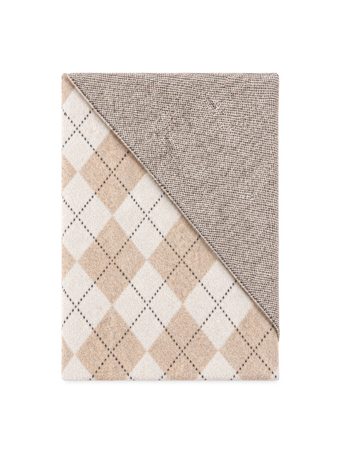Schal Argyle Muster Winter Montana #Farbe_Beige Creme
