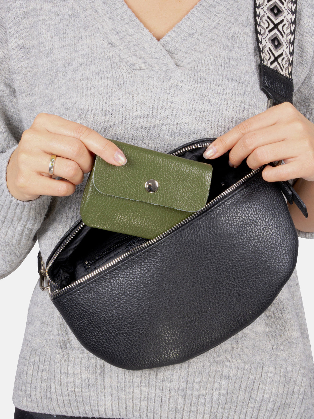 Geldbörse olivgrün - Mia