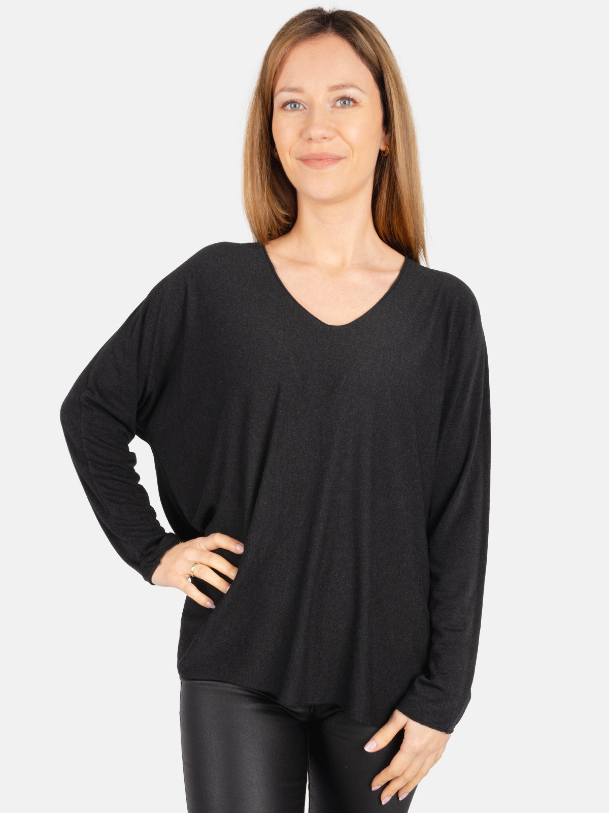 Lockeres & bequemes Damen Langarmshirt - Maya