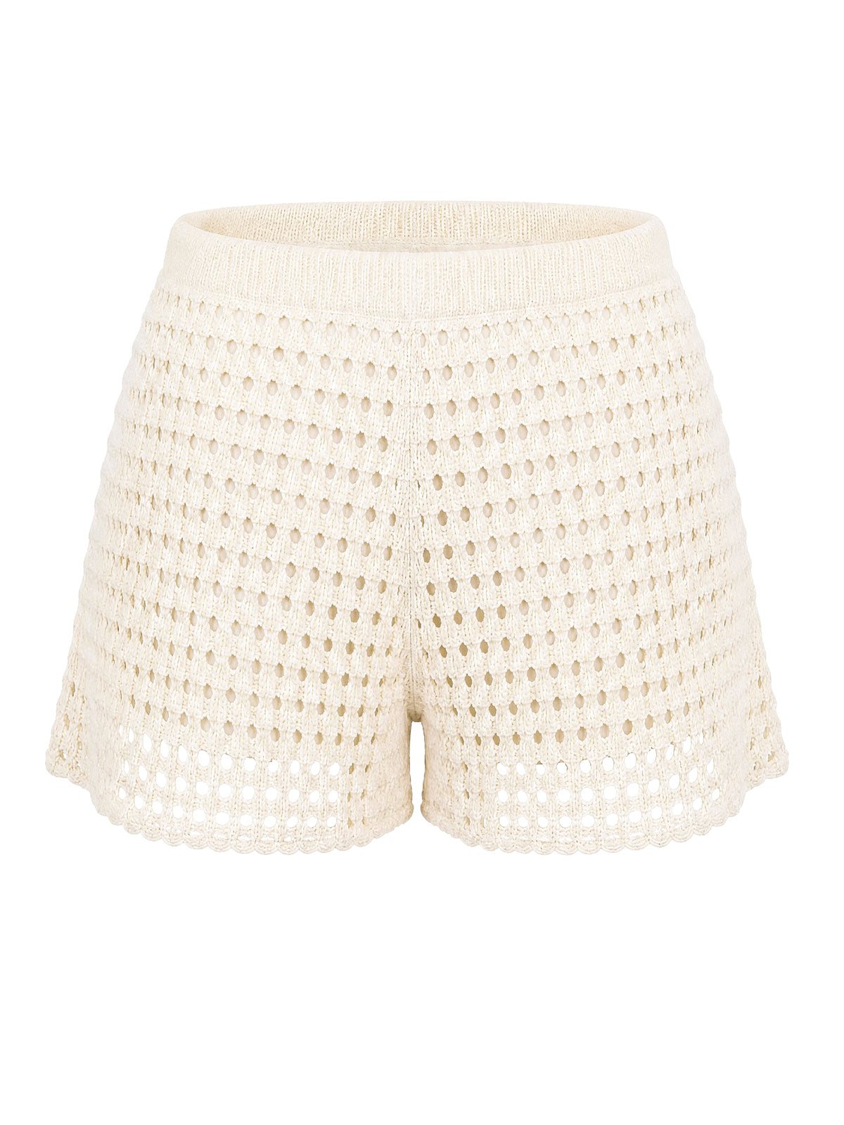 Strick Shorts mit Häkeloptik - Malou