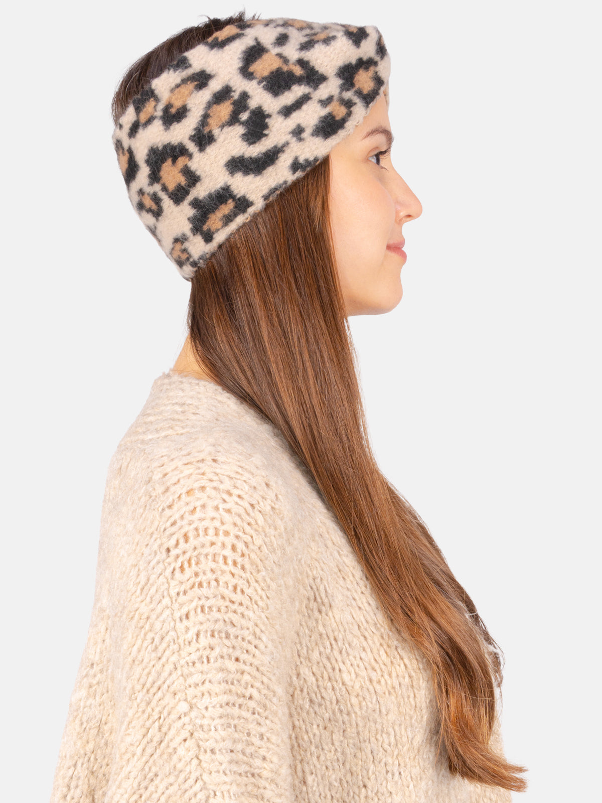 Damen Stirnband Leo Muster - Tanja