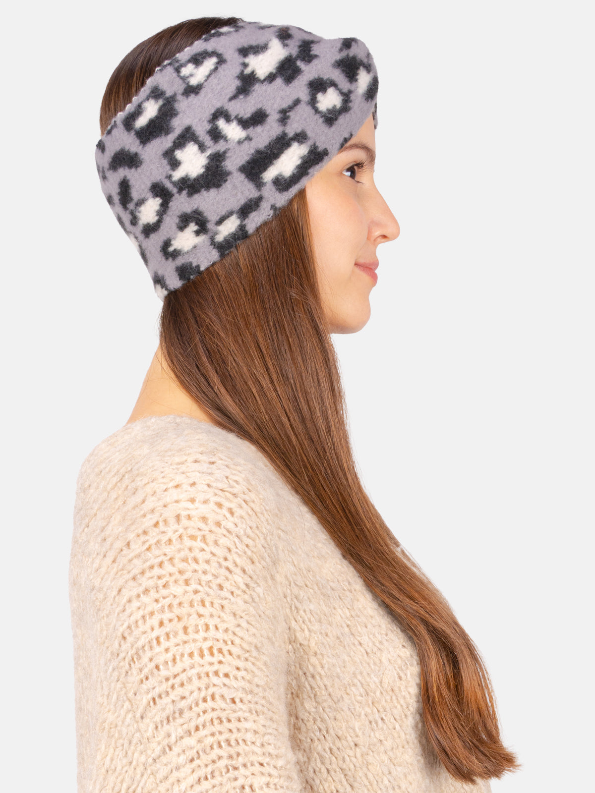 Damen Stirnband Leo Muster - Tanja