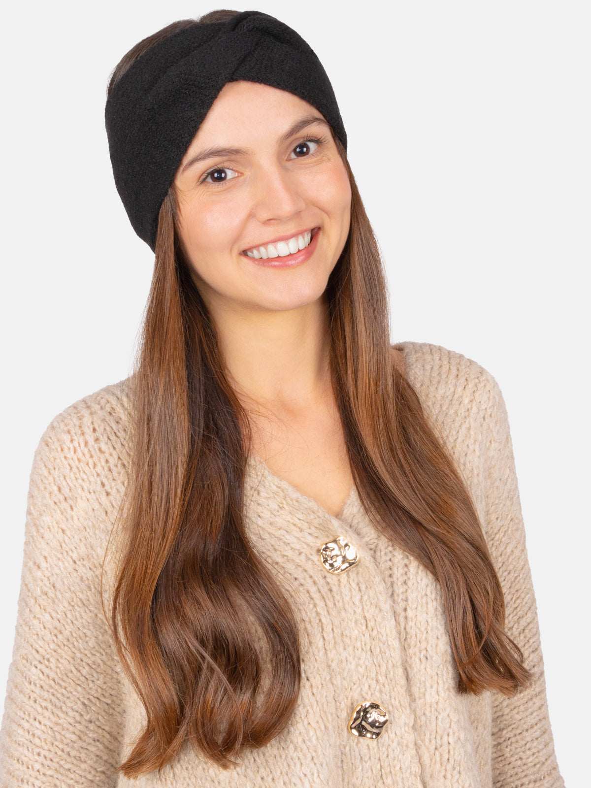 Damen Stirnband Uni - Fiona