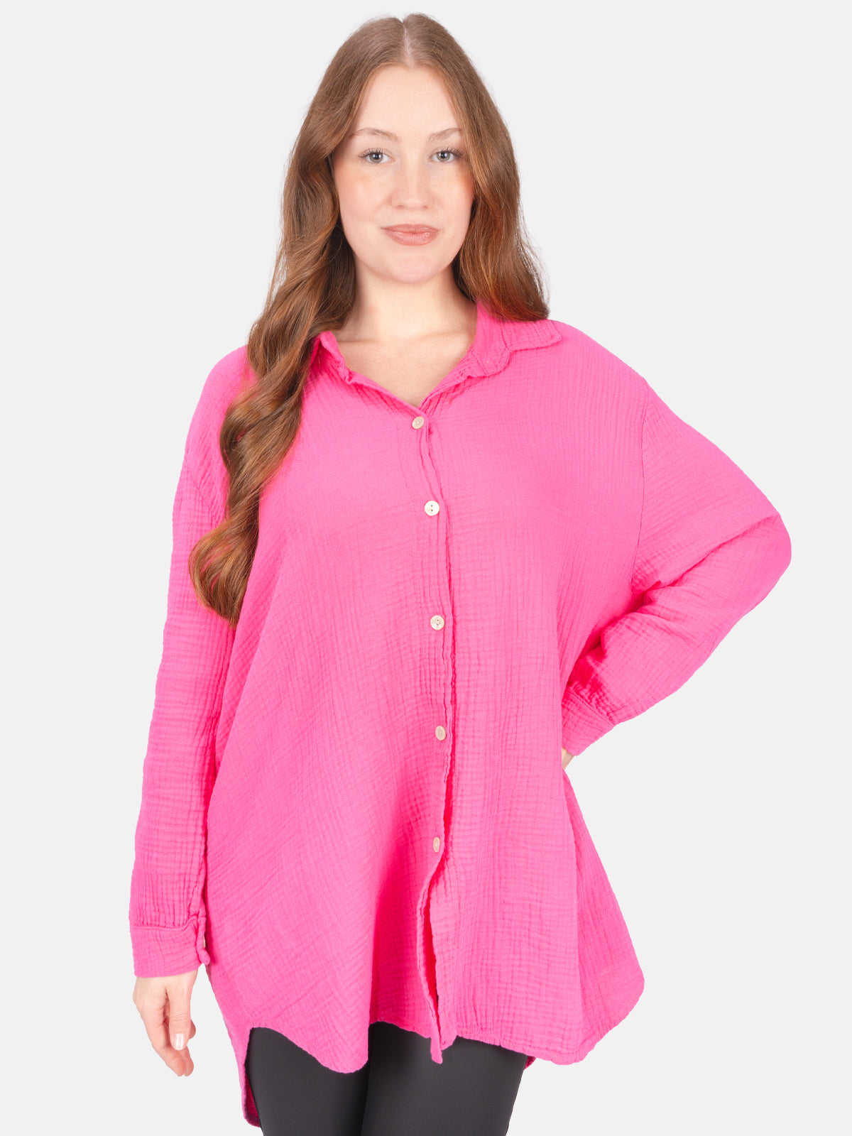 Lange Musselin Bluse - Susie