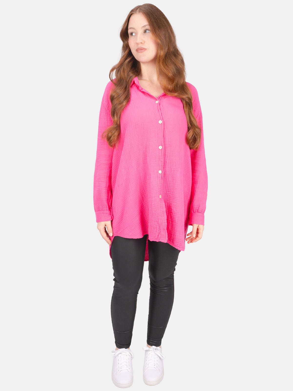 Lange Musselin Bluse - Susie