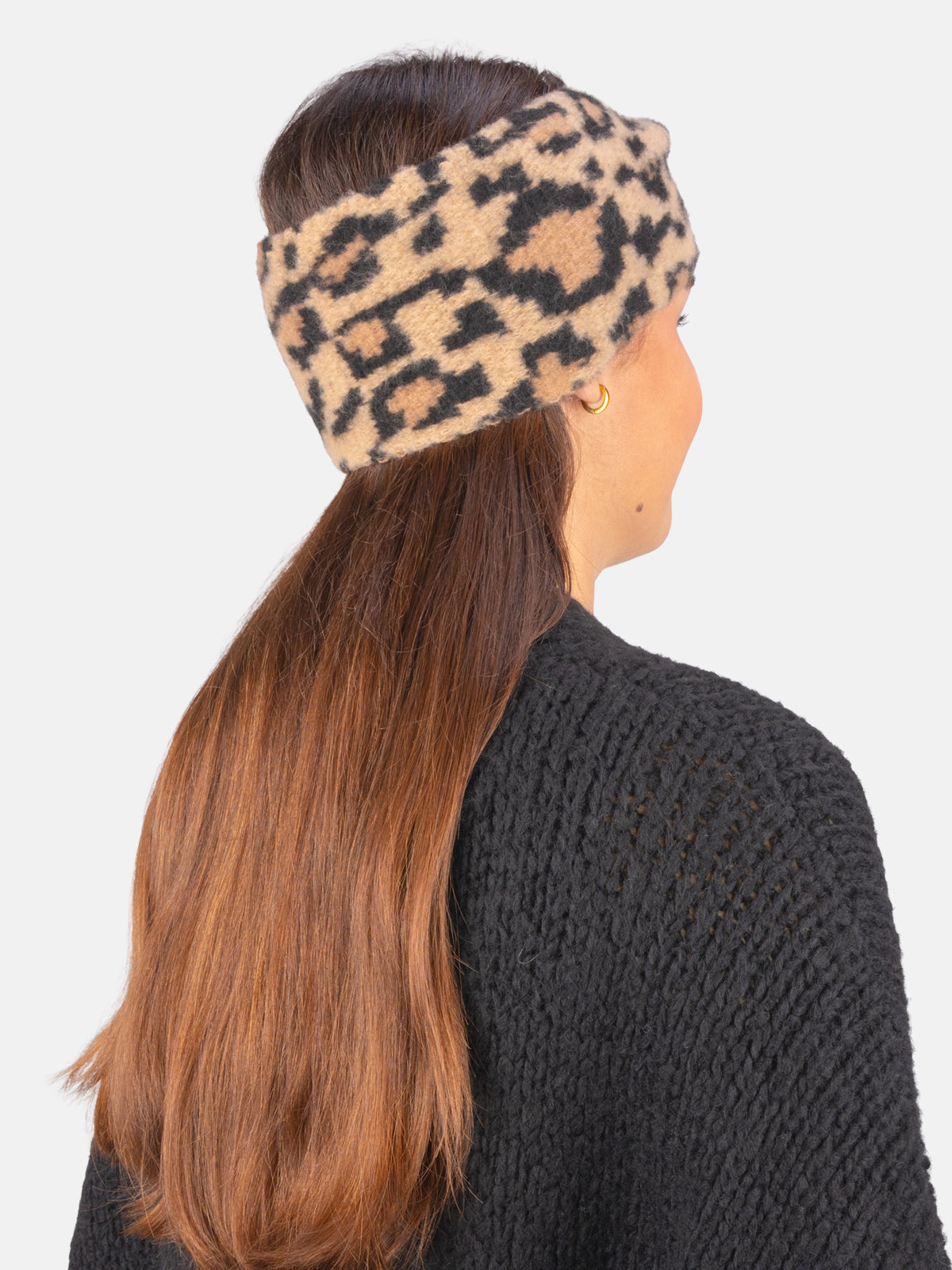 Damen Stirnband Leo Muster - Tanja