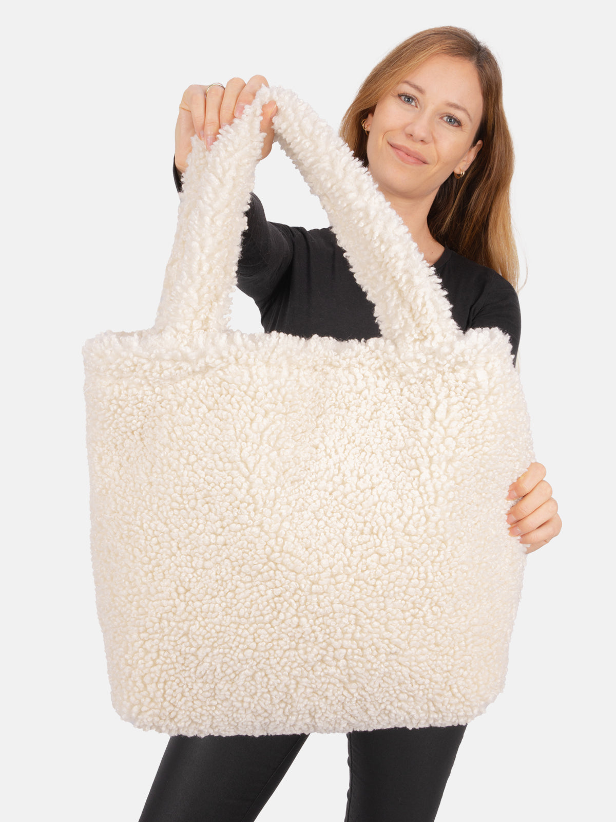 Shopping Bag Schultertasche - Teddy - mehrere Farben