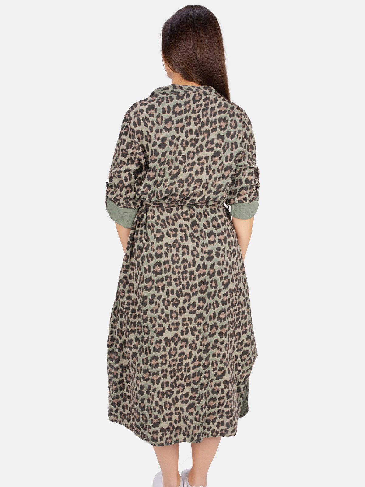 Langes Musselin Kleid - Victoria Leo