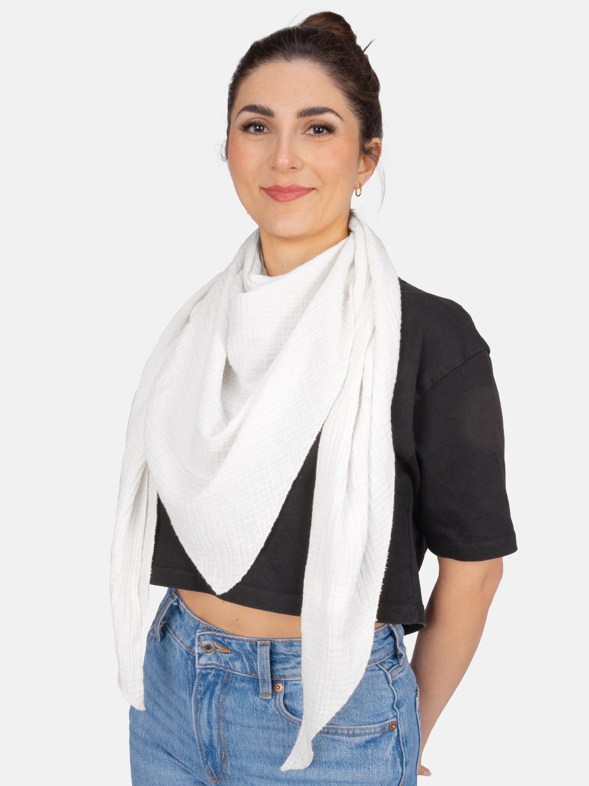 Musselin Schal Dreieck-Form - Luisa