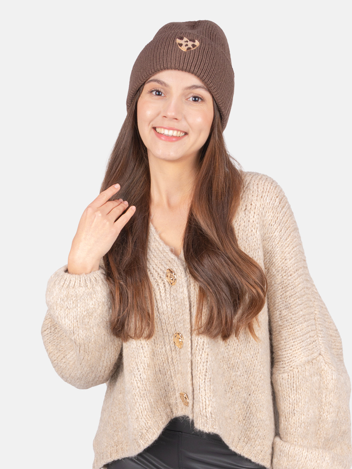 Damen Mütze mit Herz - Zoe