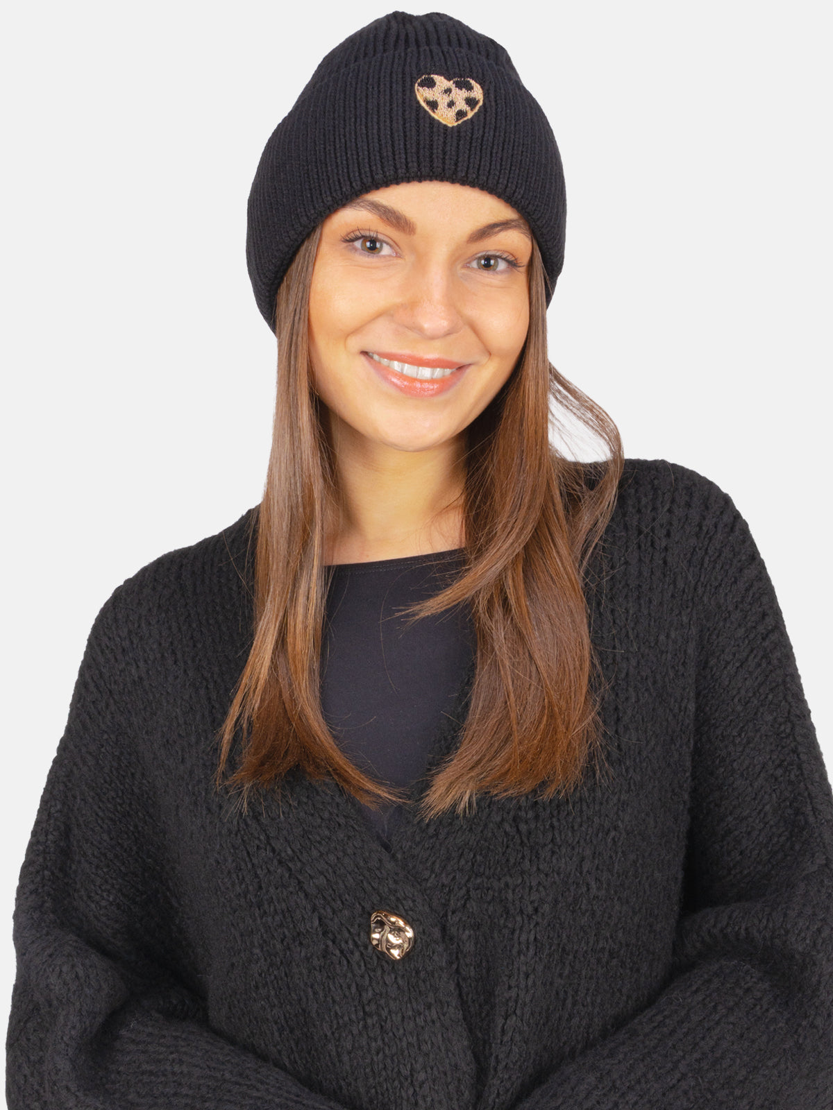 Damen Mütze mit Herz - Zoe