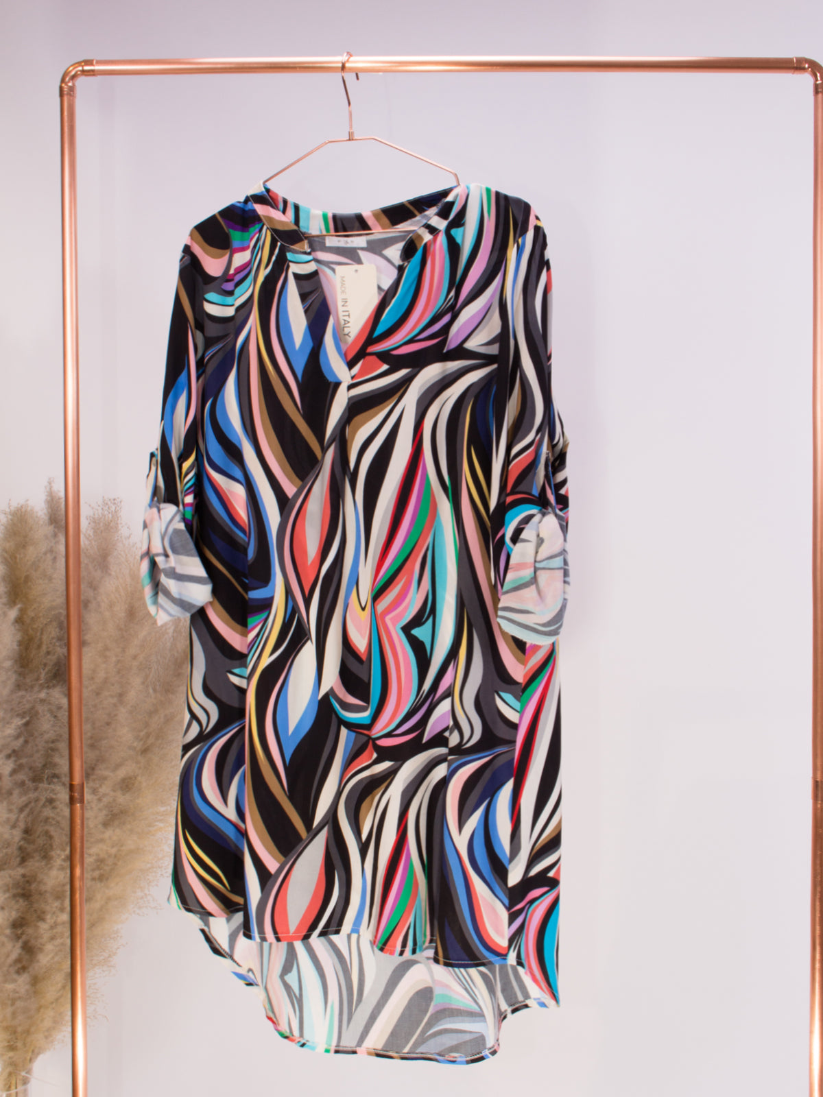 Kleid - schwarz bunt - Kelsy May