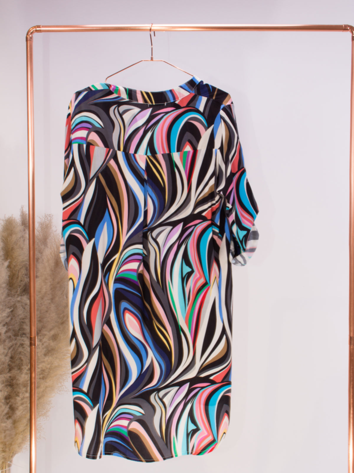 Kleid - schwarz bunt - Kelsy May