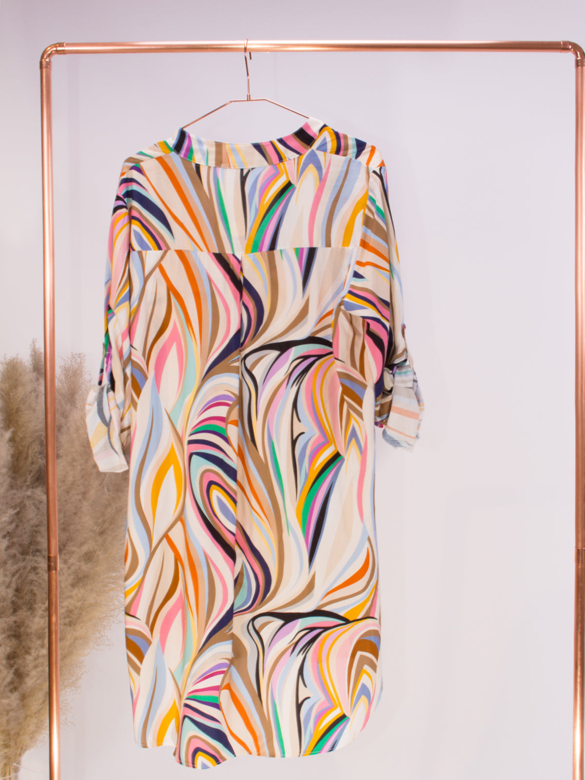 Kleid - weiss bunt - Kelsy May