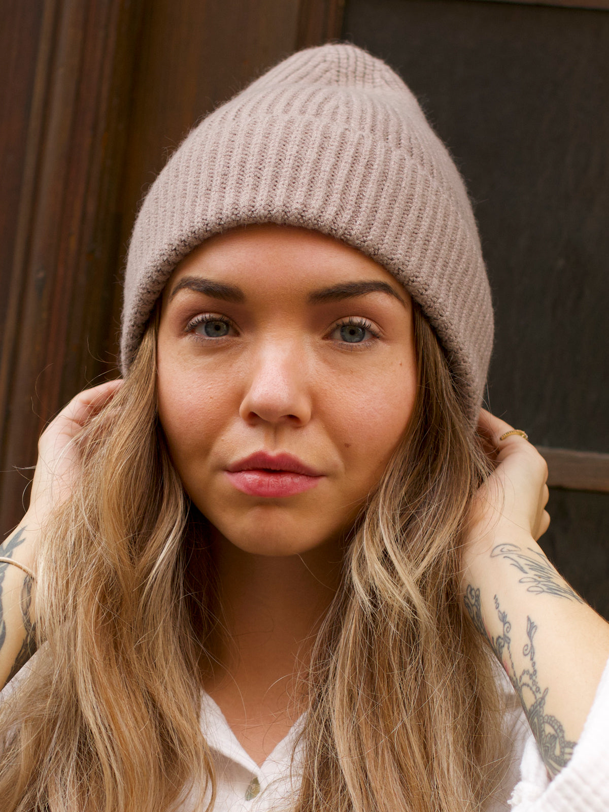 Mütze aus Viskose Mix - Lea